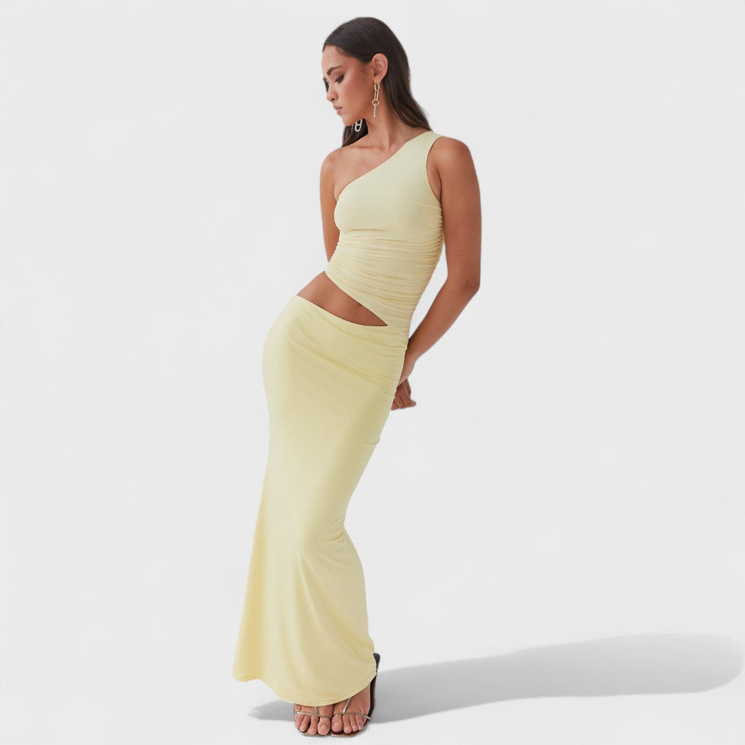 Seranella - Asymmetrical Maxi Dress