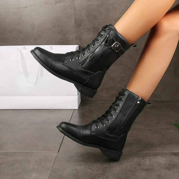 Erika - Orthopedic Leather Boots