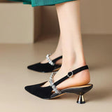 Zoey | Crystal Slingback Pumps