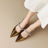 Zoey | Crystal Slingback Pumps