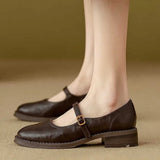Harper | Classic Leather Mary Janes
