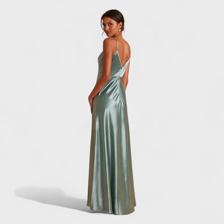 Lucy - Long Satin Dress
