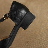 Audrey | Leather Mary Janes