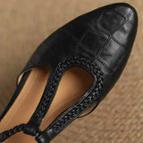Audrey | Leather Mary Janes