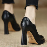 Emily | Structured Leather Pumps