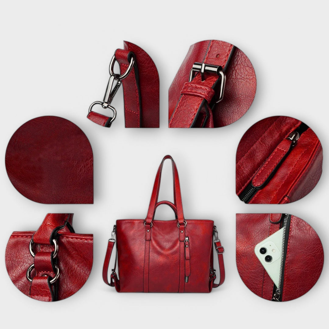 Olivia - Women Large Leather Bag