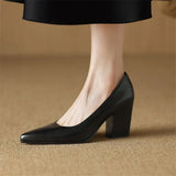Evelyn | Classic Block-Heel Pumps