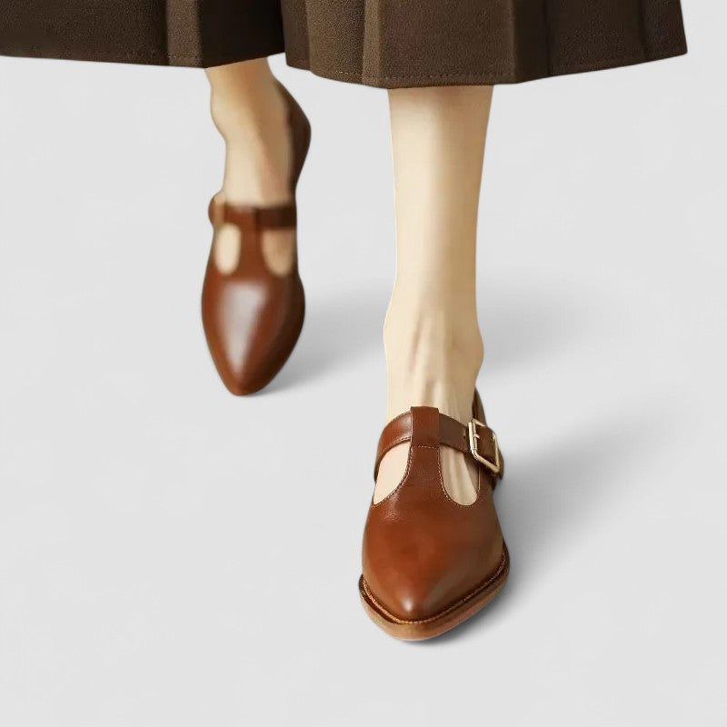 Thalynah | Block-Heel Comfort Mary Janes