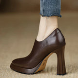 Emily | Structured Leather Pumps