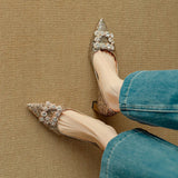 Olivia | Glitter Block-Heel Pumps