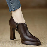 Emily | Structured Leather Pumps