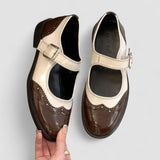 Sarah | Leather Mary Janes