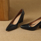 Evelyn | Classic Block-Heel Pumps