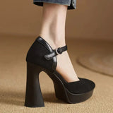 Victoria | Elegant Strap Pumps