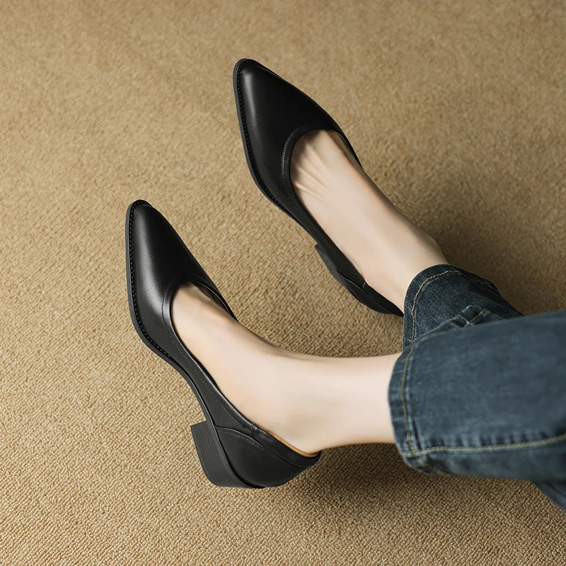 Hannah | Mid-Heel Classic Shoes