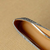 Olivia | Glitter Block-Heel Pumps