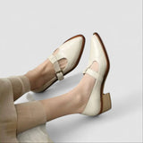 Thalynah | Block-Heel Comfort Mary Janes