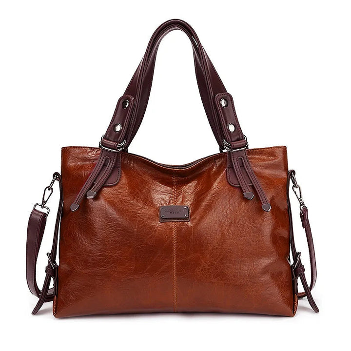 Aralyn - Women Refined Soft Leather Tote Bag