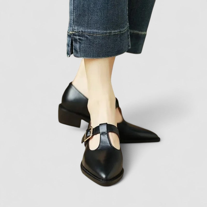 Thalynah | Block-Heel Comfort Mary Janes