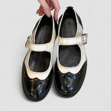 Sarah | Leather Mary Janes