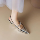 Zoey | Crystal Slingback Pumps