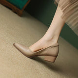 Hannah | Mid-Heel Classic Shoes