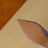 Olivia | Glitter Block-Heel Pumps