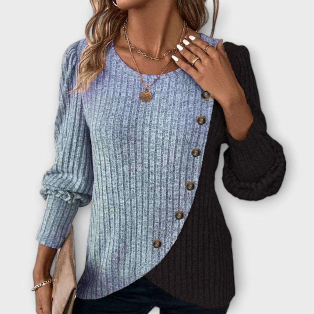 Xeraphine - Elegant Knitted Blouse