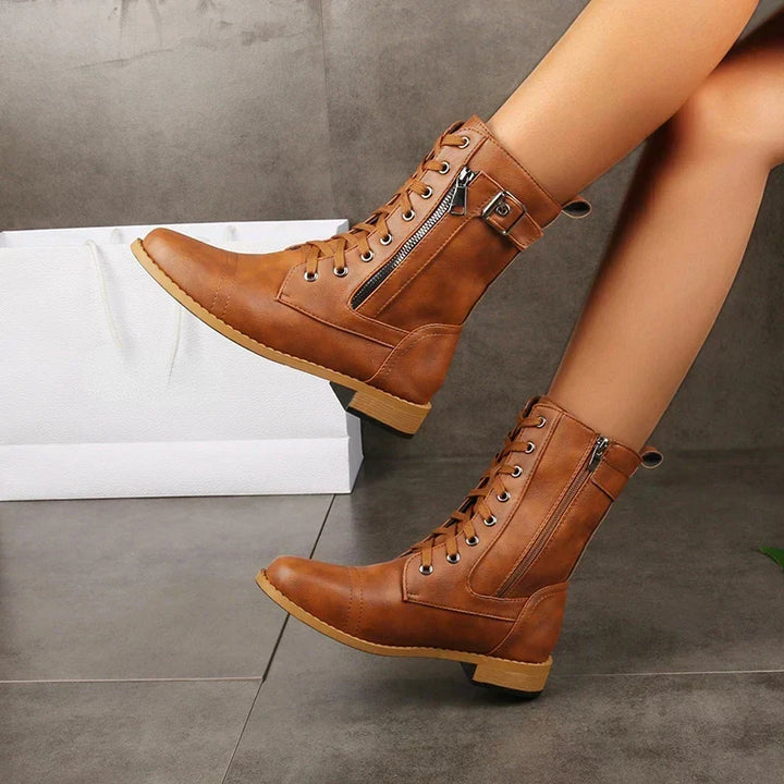 Erika - Orthopedic Leather Boots