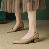 Hannah | Mid-Heel Classic Shoes