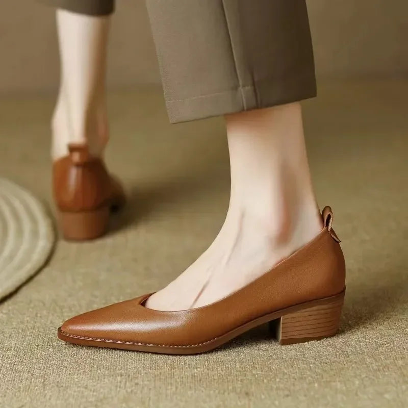 Lucy | Everyday Block-Heel Pumps