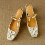 Chloe | Vintage Block-Heel Pumps