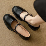 Harper | Classic Leather Mary Janes
