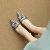 Olivia | Glitter Block-Heel Pumps