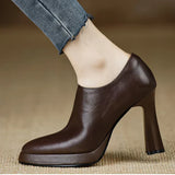 Emily | Structured Leather Pumps