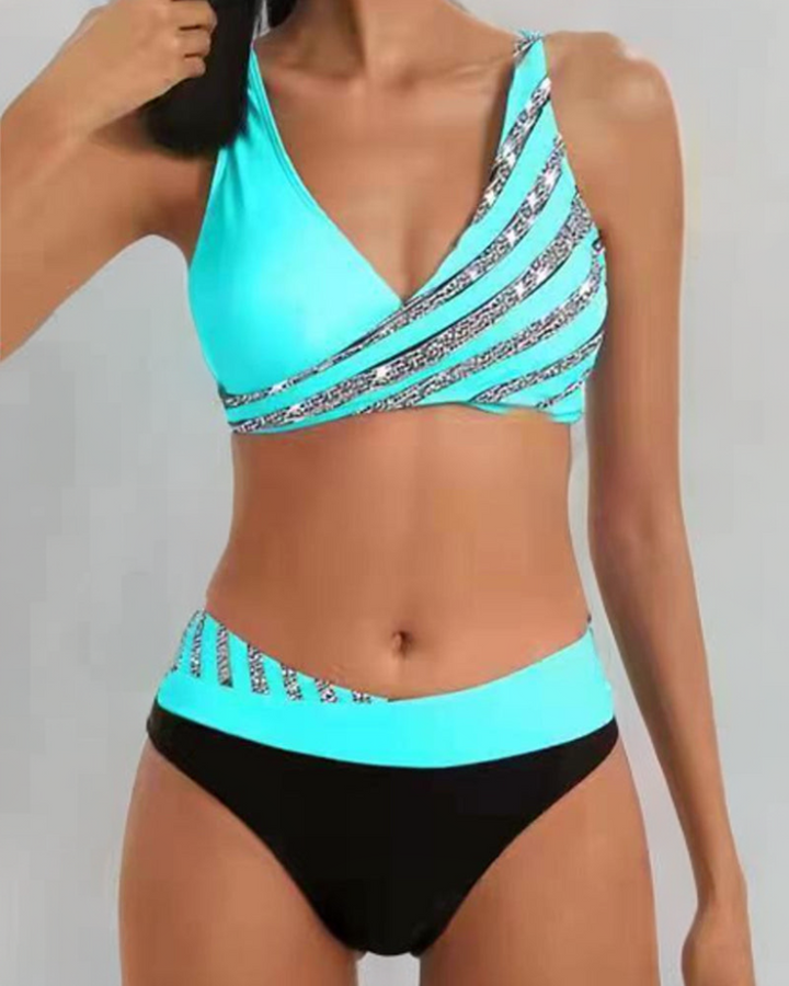 Maya - Printed Bikini in Warm Tones