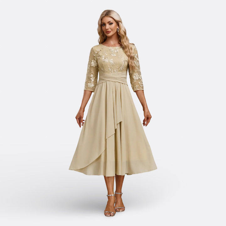 Madison - Lace Dress with Short Sleeves
