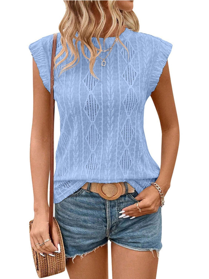 DELICE - Women Lightweight Knit Chic Tee