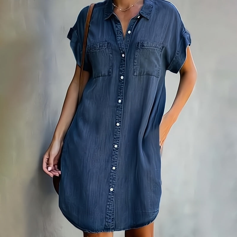 Mary - Button-Up Shirt Dress