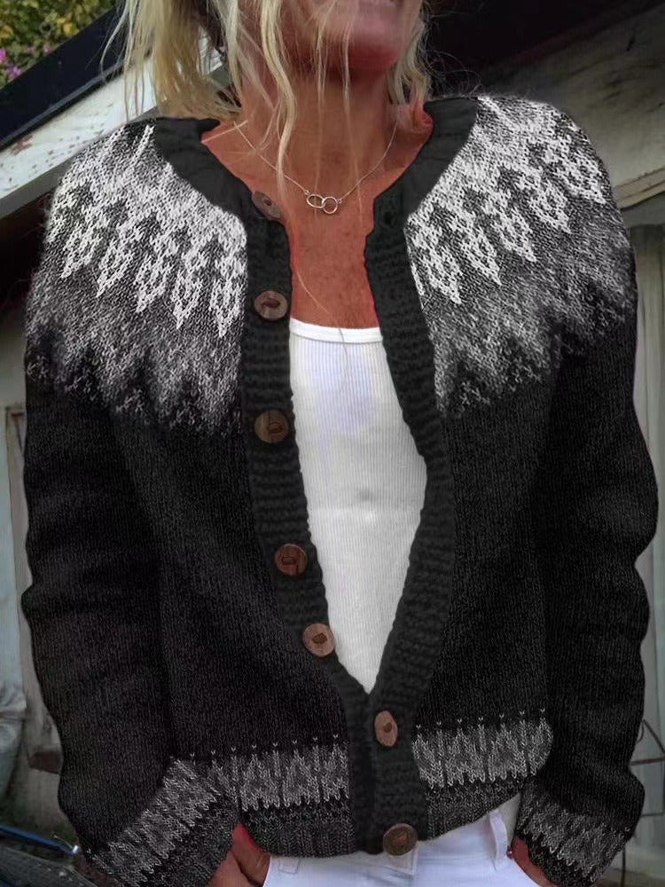 Nevaeh - Vintage Icelandic Cardigan