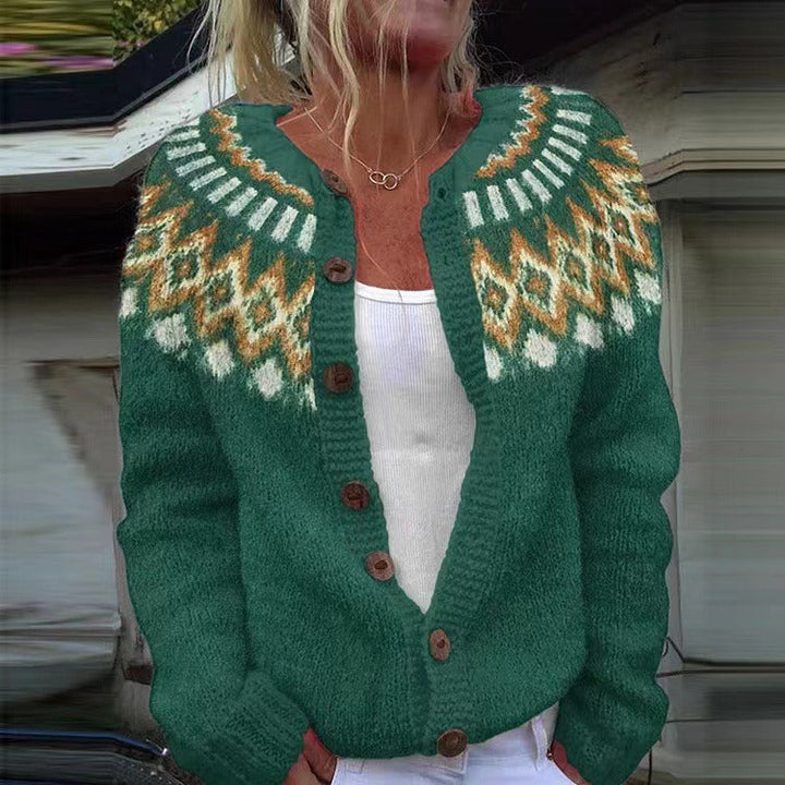 Natalia - Vintage Icelandic Cardigan