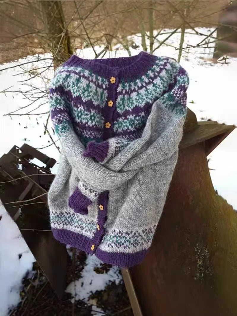 Naomie - Vintage Icelandic Cardigan
