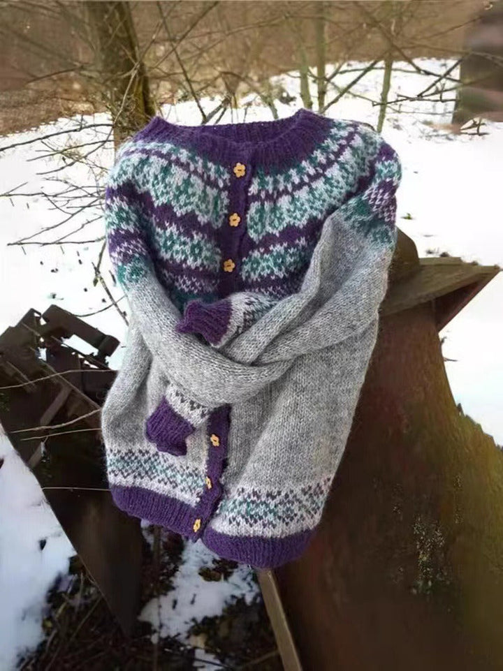 Naomie - Vintage Icelandic Cardigan
