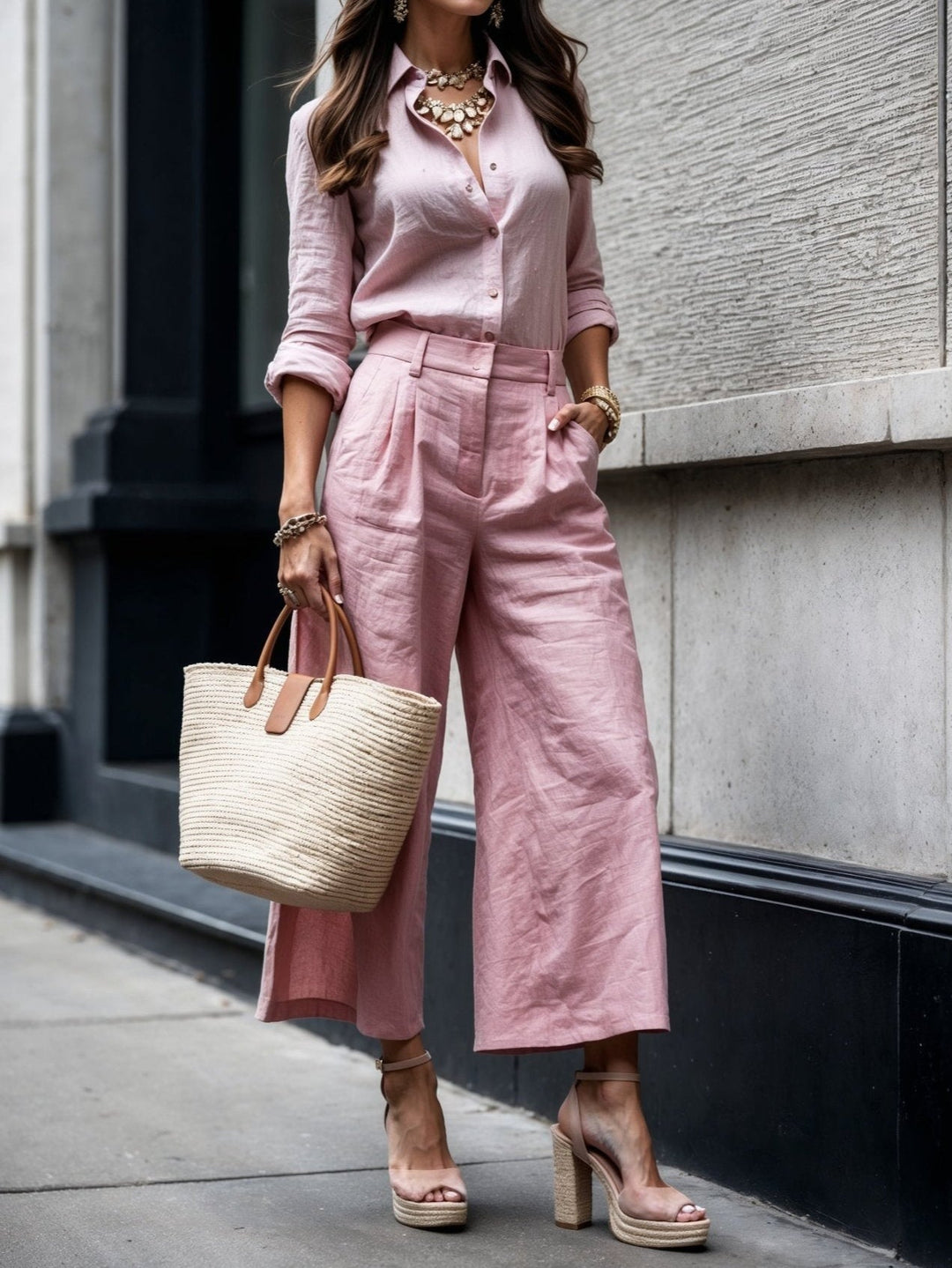 Isadora - Casual Chic Look Pink