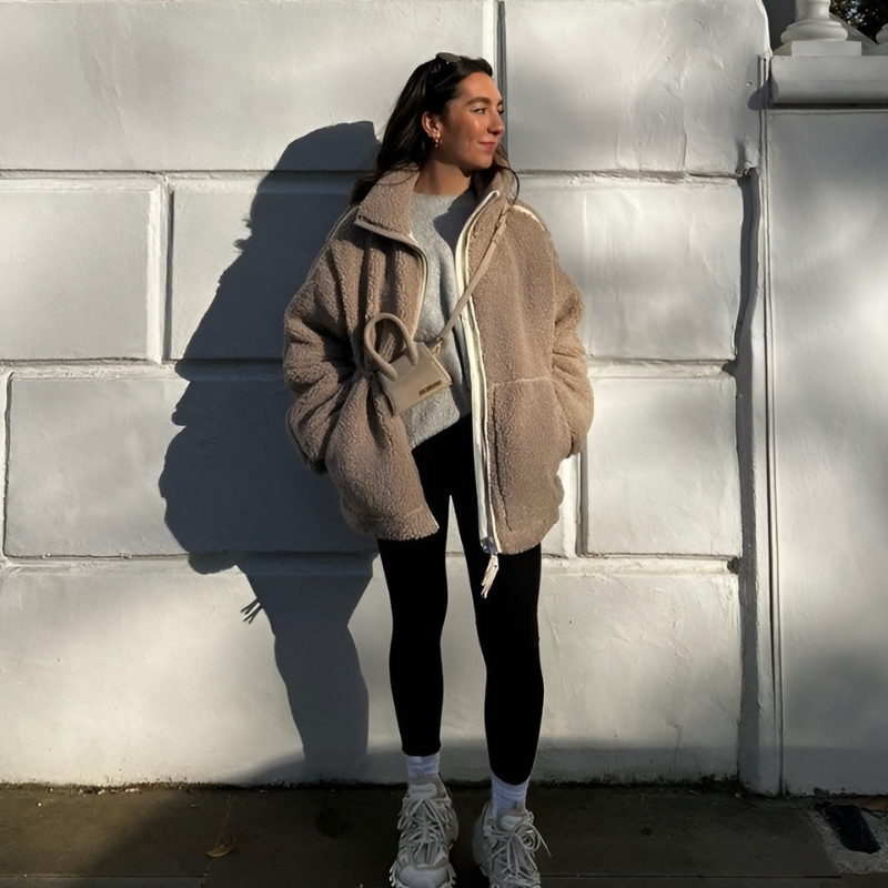 Hailey - Soft Teddy Coat