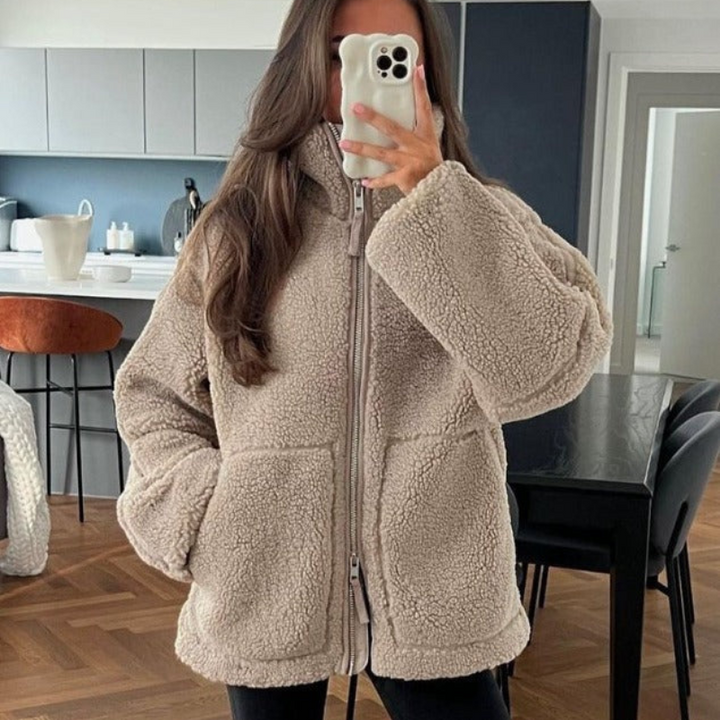 Hailey - Soft Teddy Coat