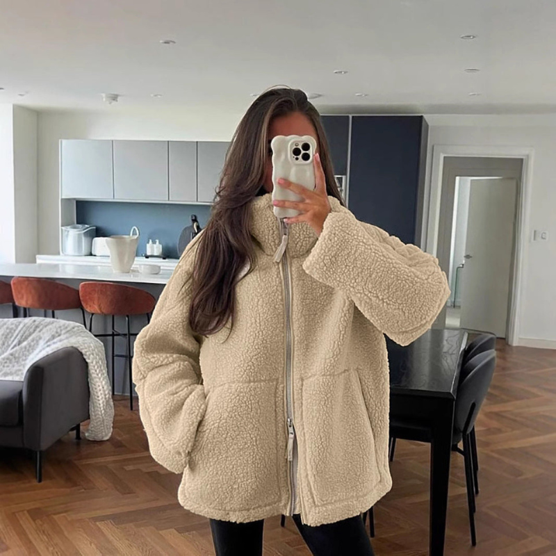 Hailey - Soft Teddy Coat
