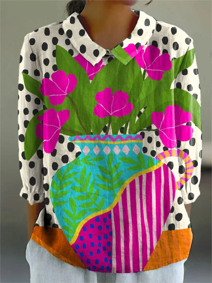 Eden - Artistic Bloom Blouse