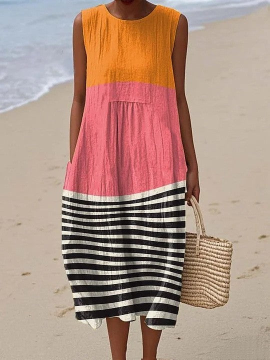 Vanessa - Colour Block Dress