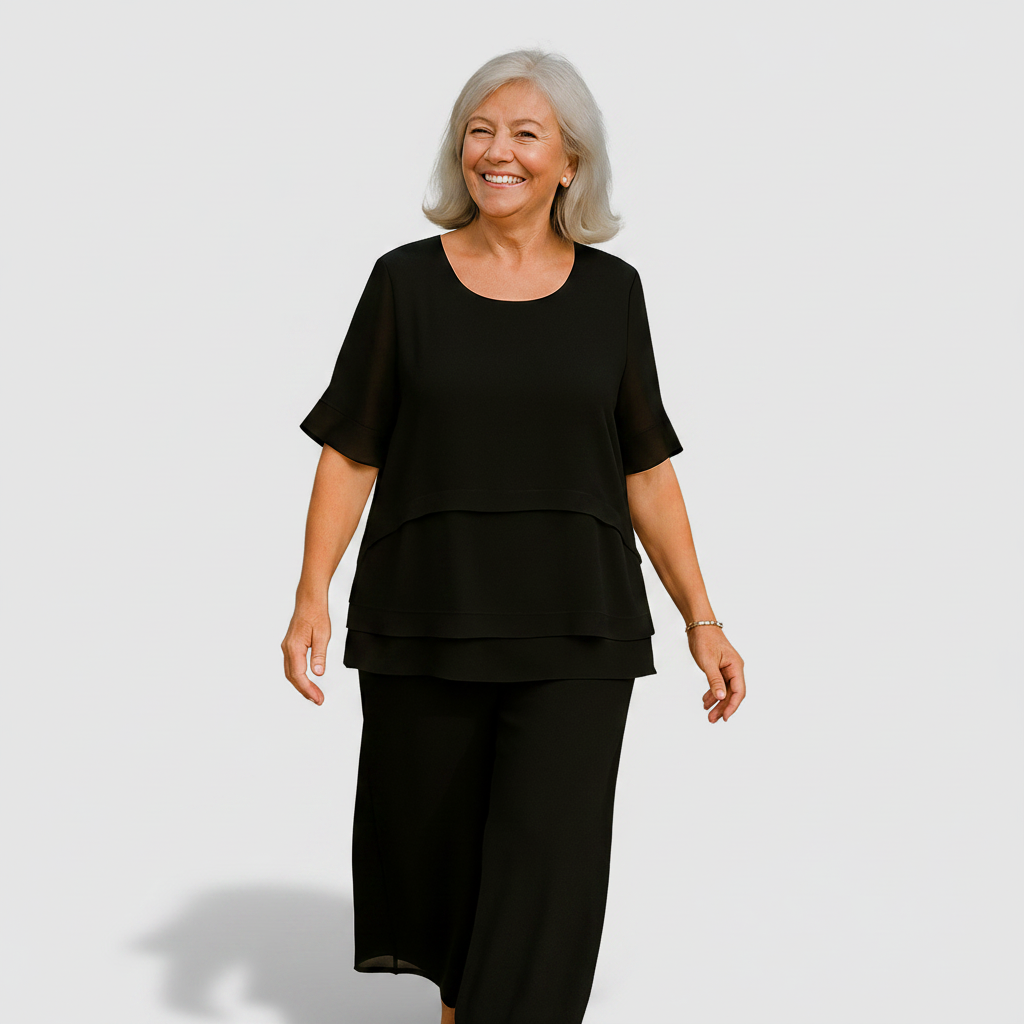 Honorine - Layered Drape Blouse